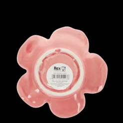Ceramic flower dish 11cm - Pink