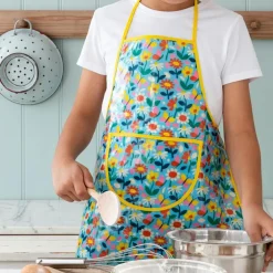 Children's apron - Butterfly Garden