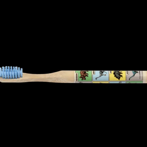 Children's bamboo toothbrush - Prehistoric Land