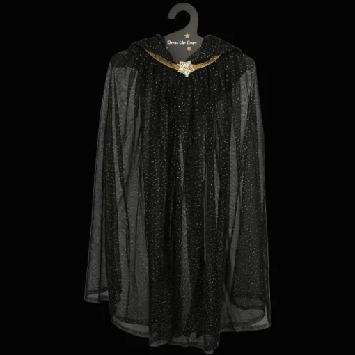 Children's glitter cape - Black