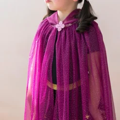 Children's glitter cape - Dark pink