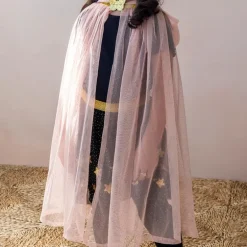 Children's glitter cape - Light pink
