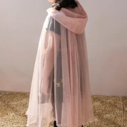 Children's glitter cape - Light pink