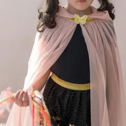 Children's glitter cape - Light pink