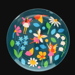 Children's melamine plate - Fairies in the Garden