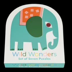 Children's puzzles (set of 7 animals) - Wild Wonders