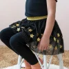 Children's skirt - Gold stars