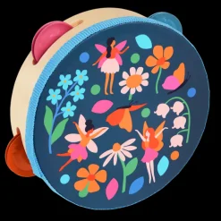 Children's tambourine - Fairies in the Garden