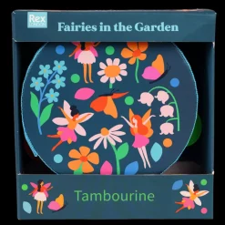 Children's tambourine - Fairies in the Garden