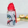 Children's water bottle with straw 500ml - Prehistoric Land
