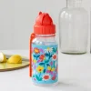 Children's water bottle with straw 500ml - Butterfly Garden