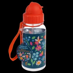 Children's water bottle with straw 500ml - Fairies in the Garden