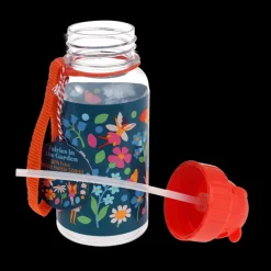 Children's water bottle with straw 500ml - Fairies in the Garden