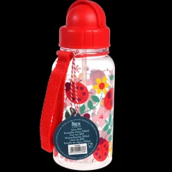 Children's water bottle with straw 500ml - Ladybird