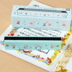 Children's wooden harmonica - Mimi and Milo
