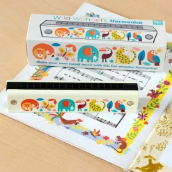 Children's wooden harmonica - Wild Wonders