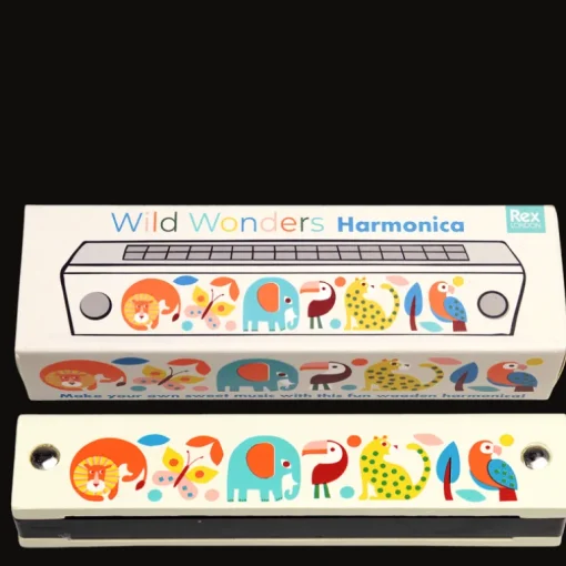 Children's wooden harmonica - Wild Wonders