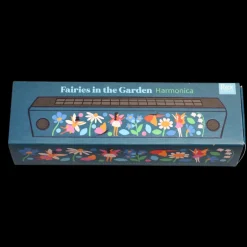 Children's wooden harmonica - Fairies in the Garden