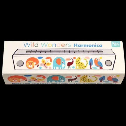 Children's wooden harmonica - Wild Wonders