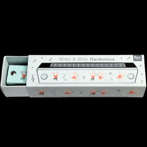 Children's wooden harmonica - Mimi and Milo