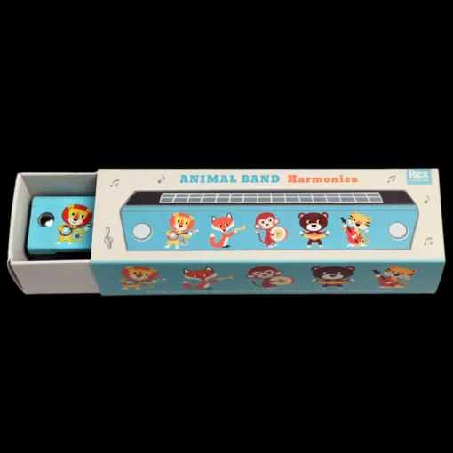 Children's wooden harmonica - Animal Band
