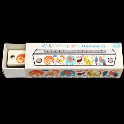 Children's wooden harmonica - Wild Wonders