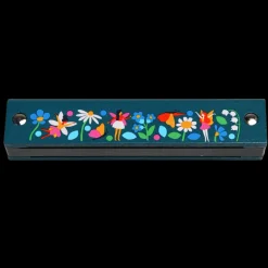 Children's wooden harmonica - Fairies in the Garden