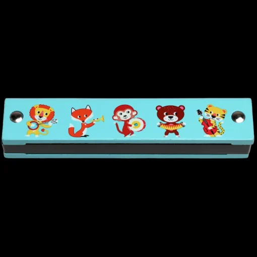Children's wooden harmonica - Animal Band