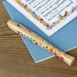 Children's wooden recorder - Fairies in the Garden