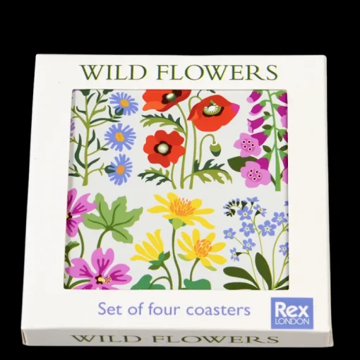 Coasters (set of 4) - Wild Flowers