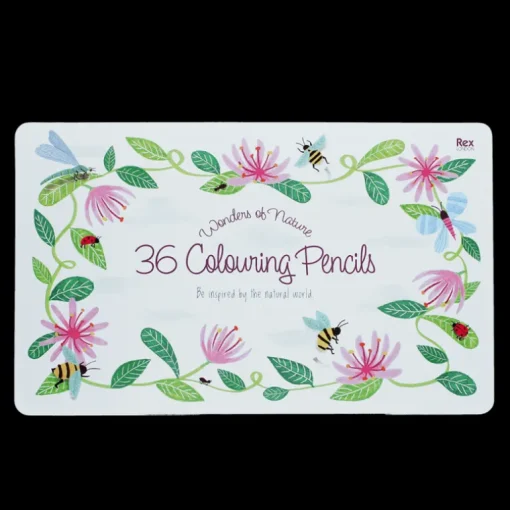 36 colouring pencils in a tin - Wonders of Nature