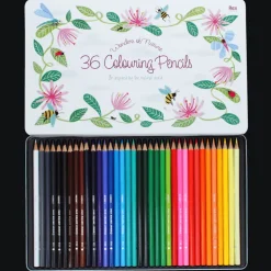 36 colouring pencils in a tin - Wonders of Nature