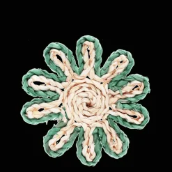 Corn husk coaster - Blue
