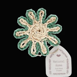 Corn husk coaster - Blue