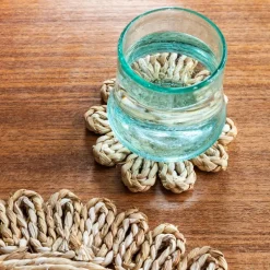 Corn husk coaster - Natural