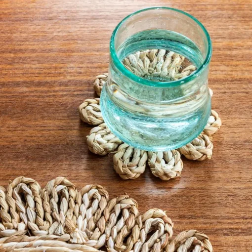 Corn husk coaster - Natural