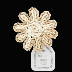Corn husk coaster - Natural