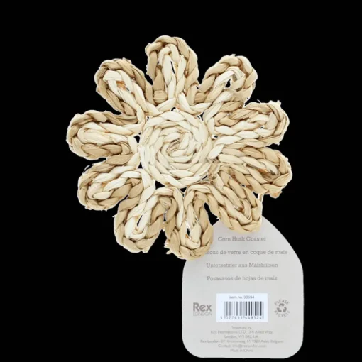 Corn husk coaster - Natural