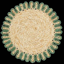 Corn husk placemat - Blue