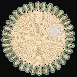 Corn husk placemat - Blue