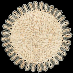 Corn husk placemat - Grey
