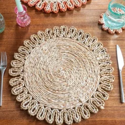 Corn husk placemat - Natural