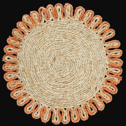 Corn husk placemat - Orange