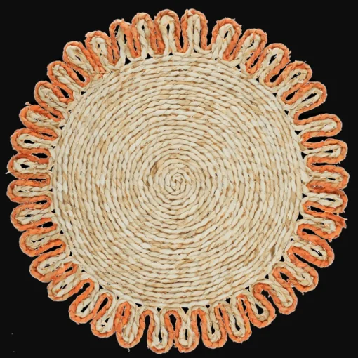 Corn husk placemat - Orange