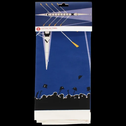 Cotton tea towel - TfL Vintage Poster "Boat Race"