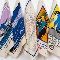 Cotton tea towel - TfL Vintage Poster "For the Zoo..."
