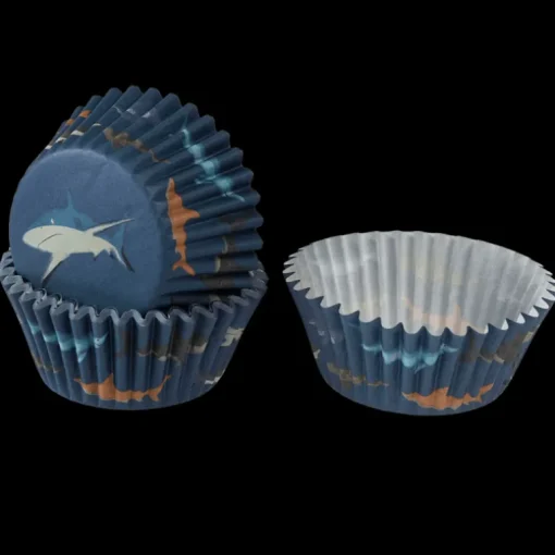 Cupcake cases (pack of 50) - Sharks