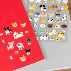 3D puffy stickers - Dogs