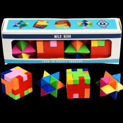 3D puzzle erasers (set of 4) - Wild Bear