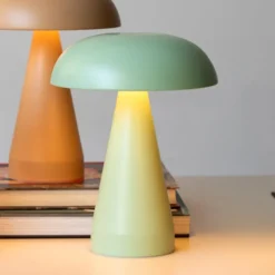 Dimmable mushroom touch lamp - Mint green